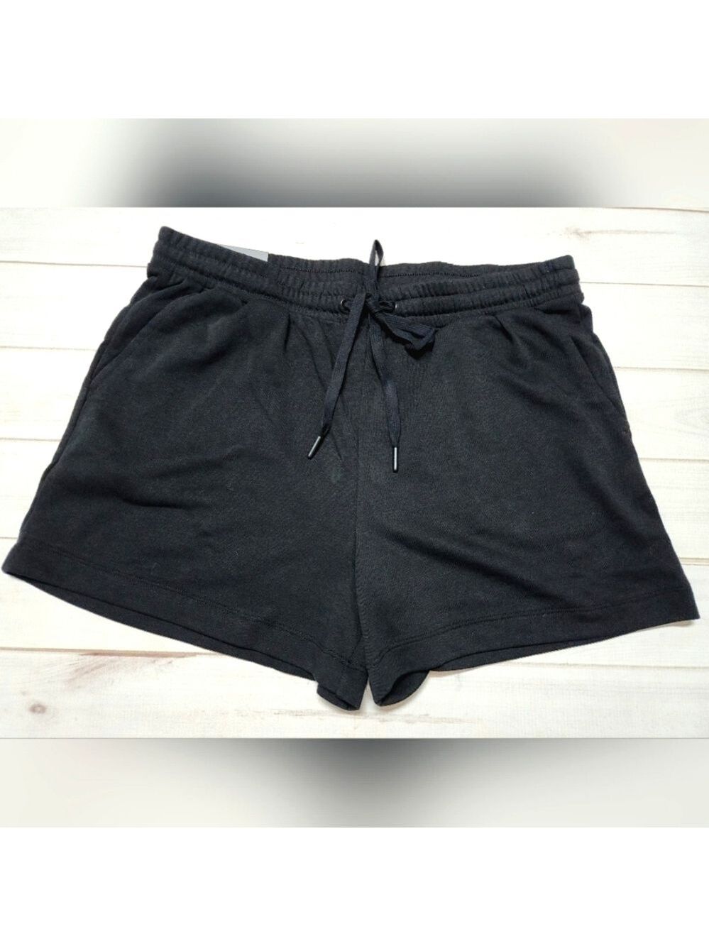 Banana Republic Black French Terry Short Large - New With Tags